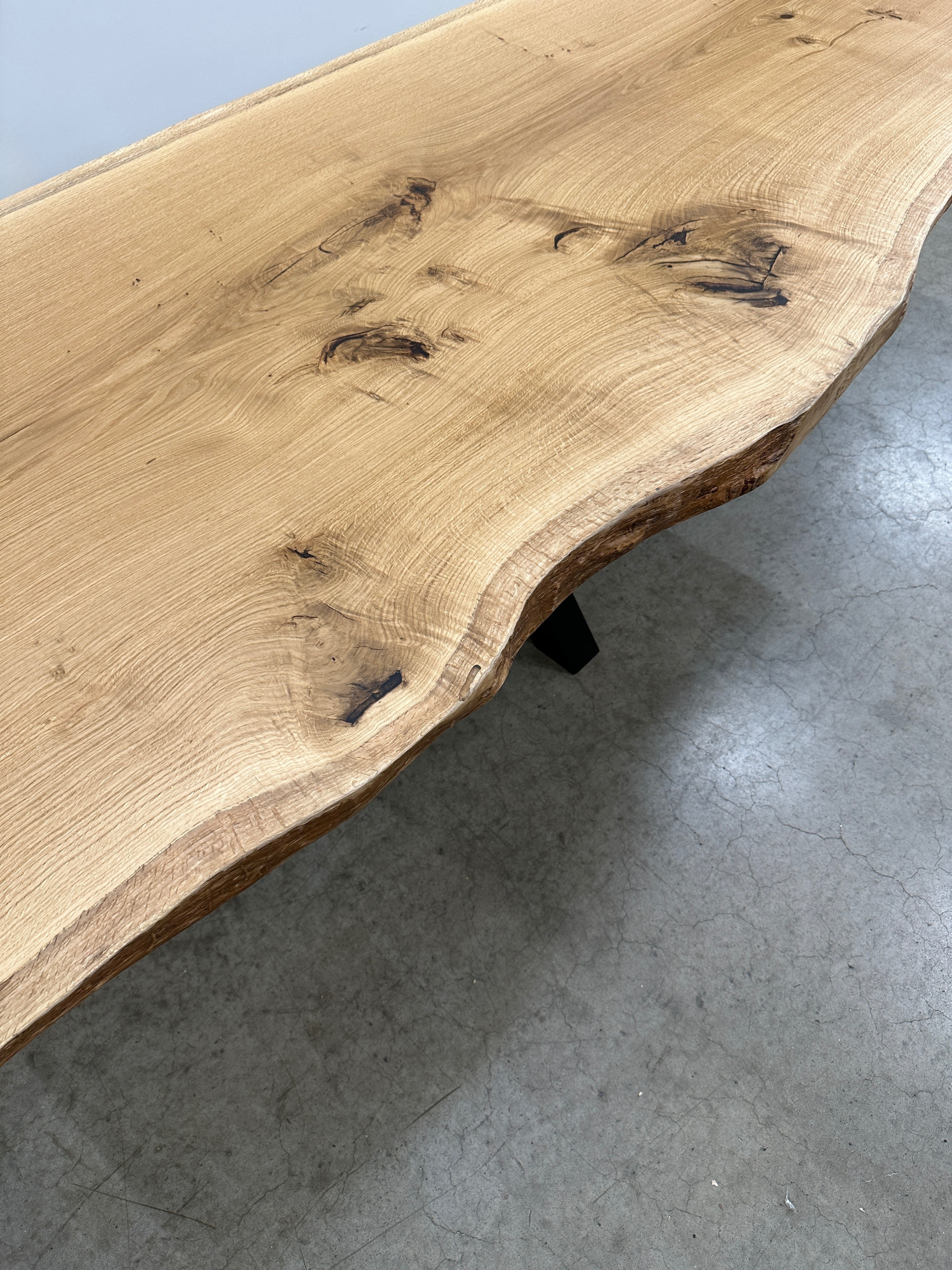 Solid wild Oak - T31 - 277 x 86-100 x 6,5cm