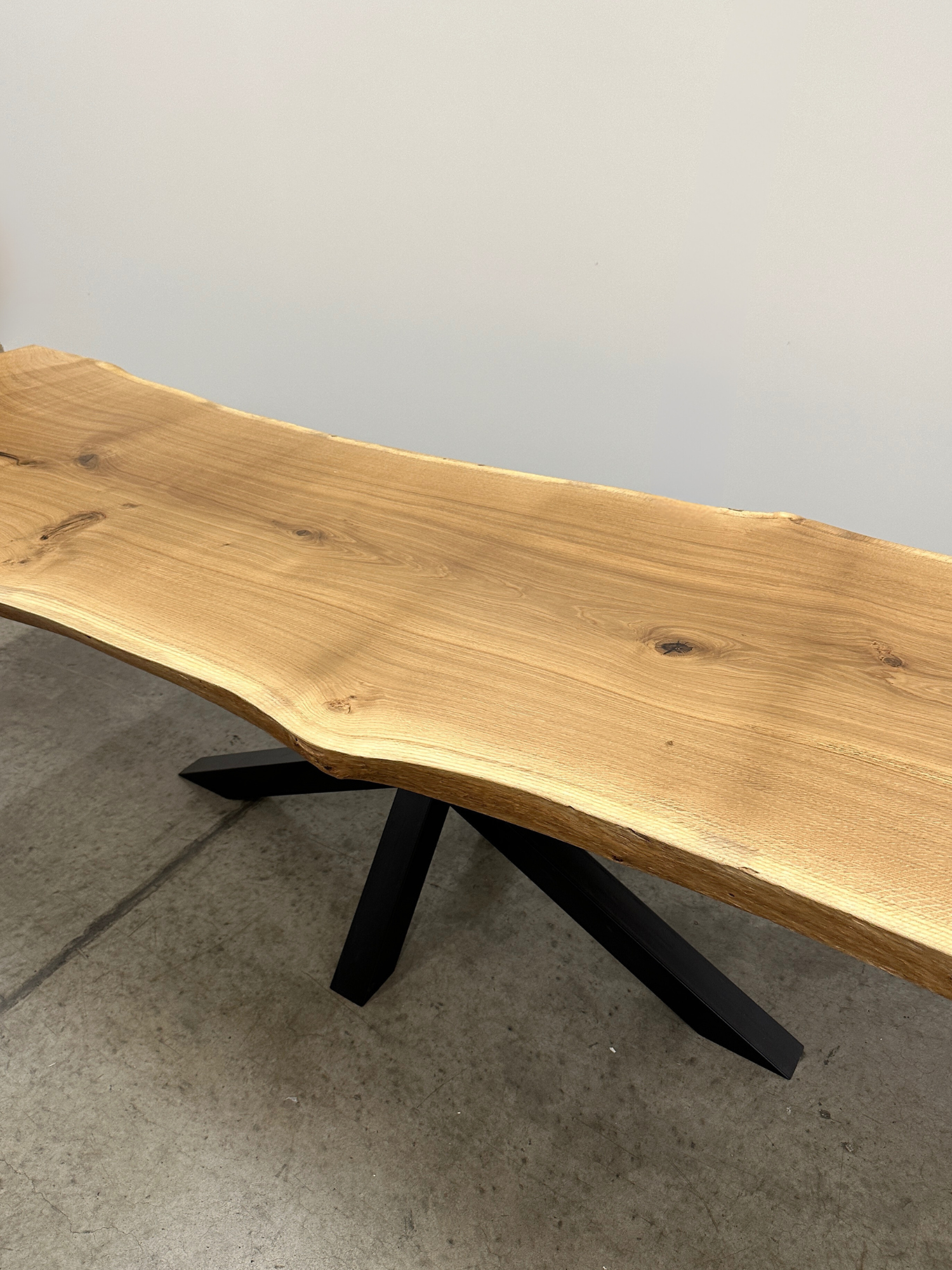 Solid wild Oak - T19 - 341 x 86-98 x 7cm