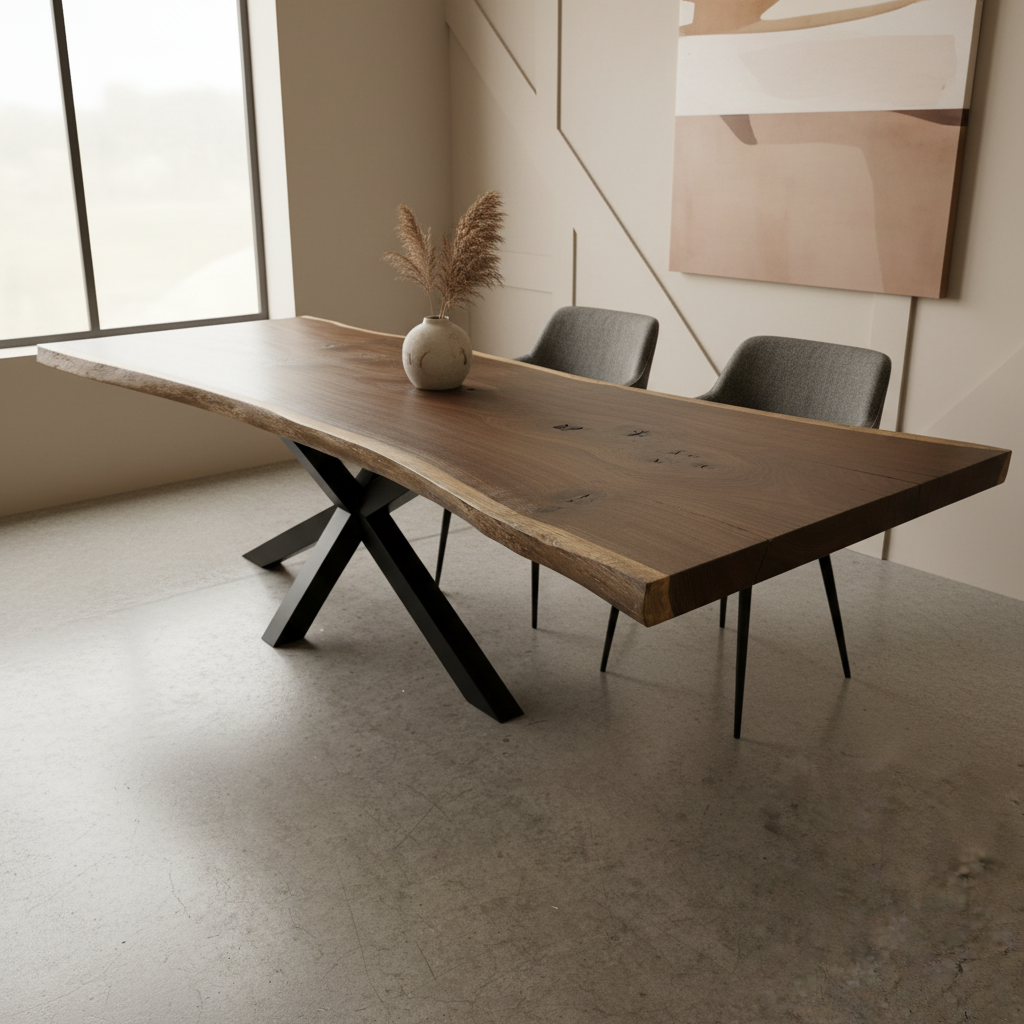 SMOKED WILD-OAK - T18 - 340 x 84-106 x 6cm