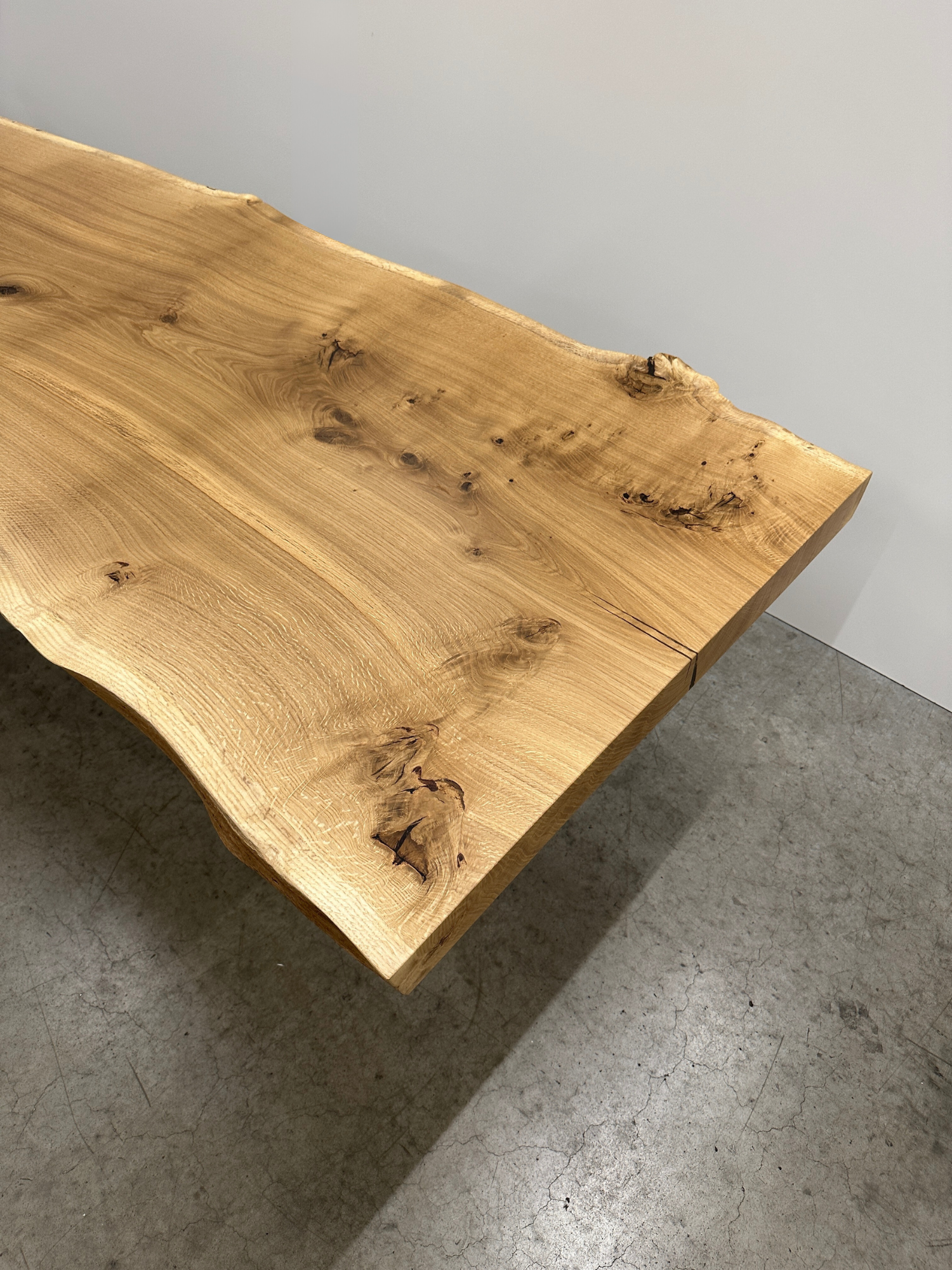 Solid wild Oak - T19 - 341 x 86-98 x 7cm