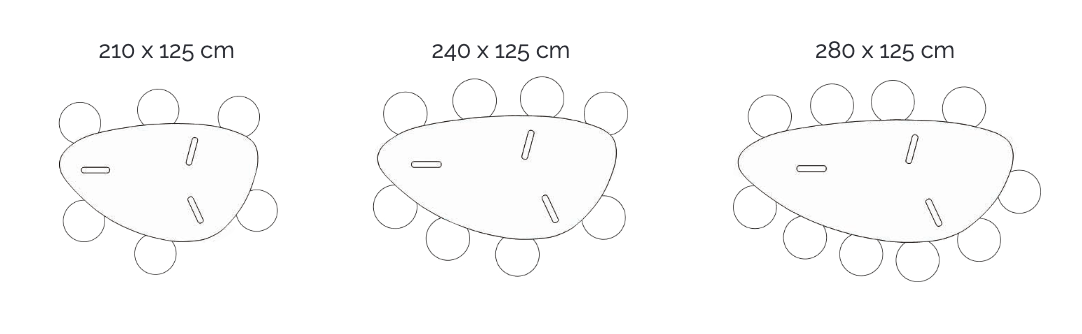 NAVA - Organic Shape Smoked Oak - Massive Table