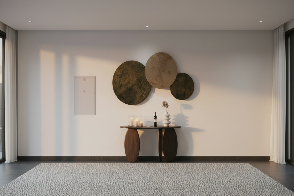 LUNEVA - Wall Lamp - (poplar burl: natural, blue, red, olive, black)