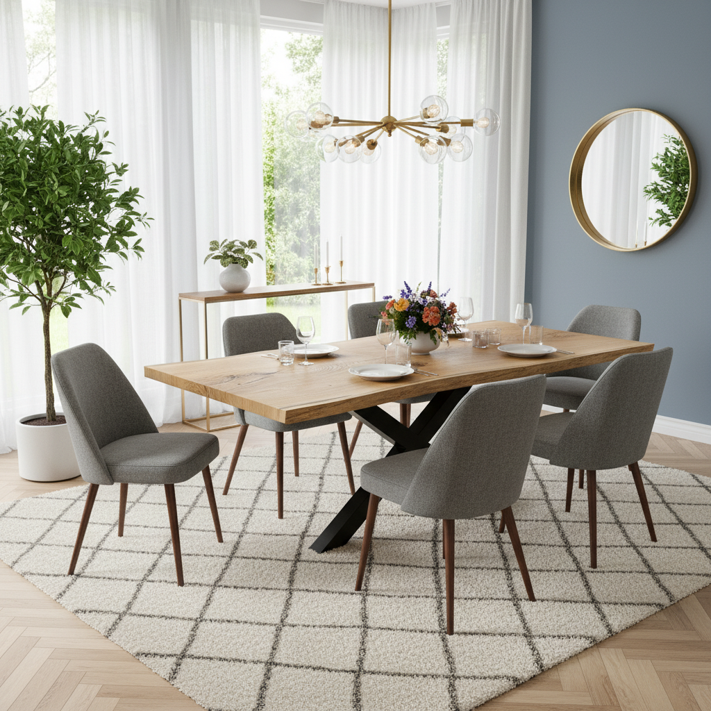 Solid WILD-OAK - T3 - 269 x 90-99 x 5cm