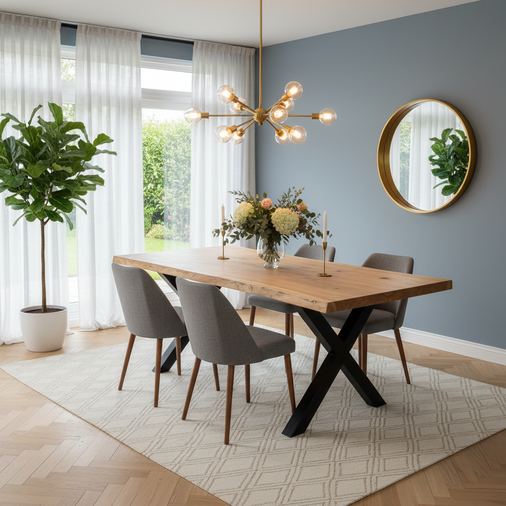 Solid WILD-BLACK-OAK - T14 - 270 x 82 x 90 x 7cm