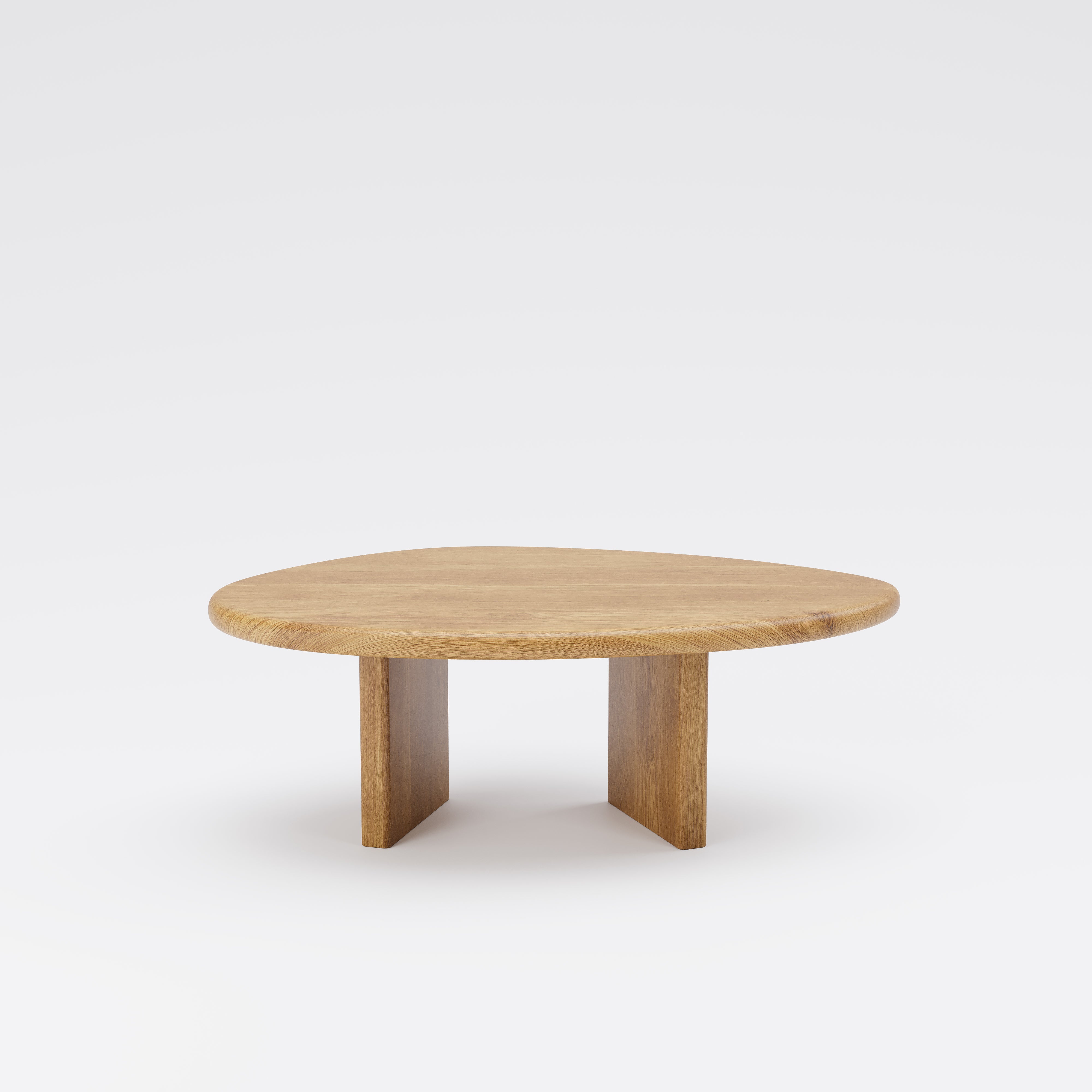 NAVA - Organic Shape Natural Oak - Massive Coffee Table