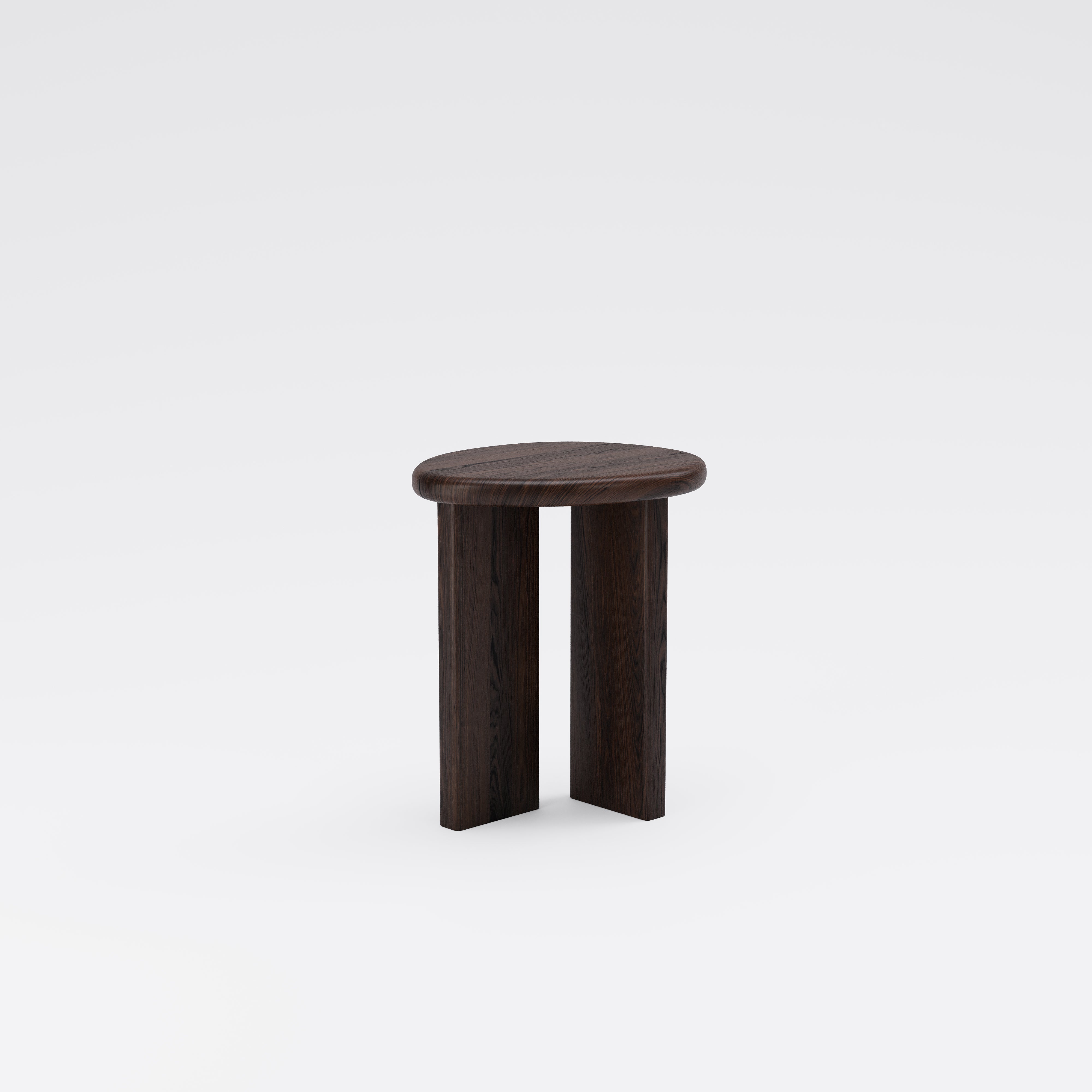 NAVA - Organic Shape Smoked Oak - Massive Coffee Table