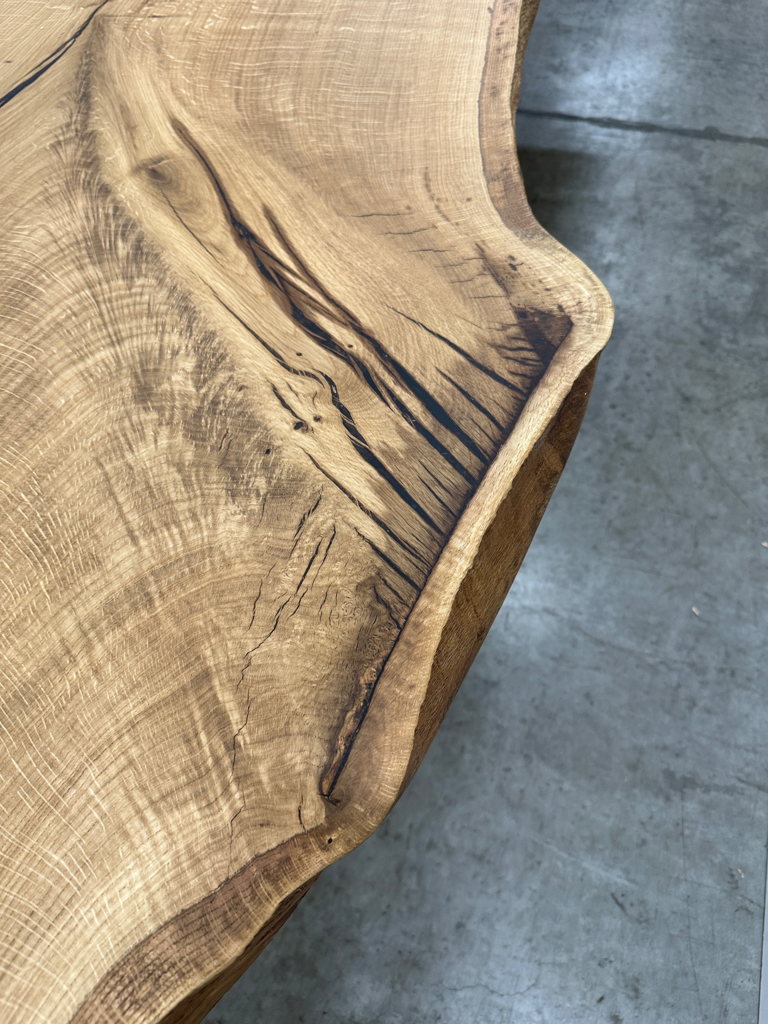 ROBLE SILVESTRE macizo - T13 - 334 x 89 - 103 x 6,5 cm