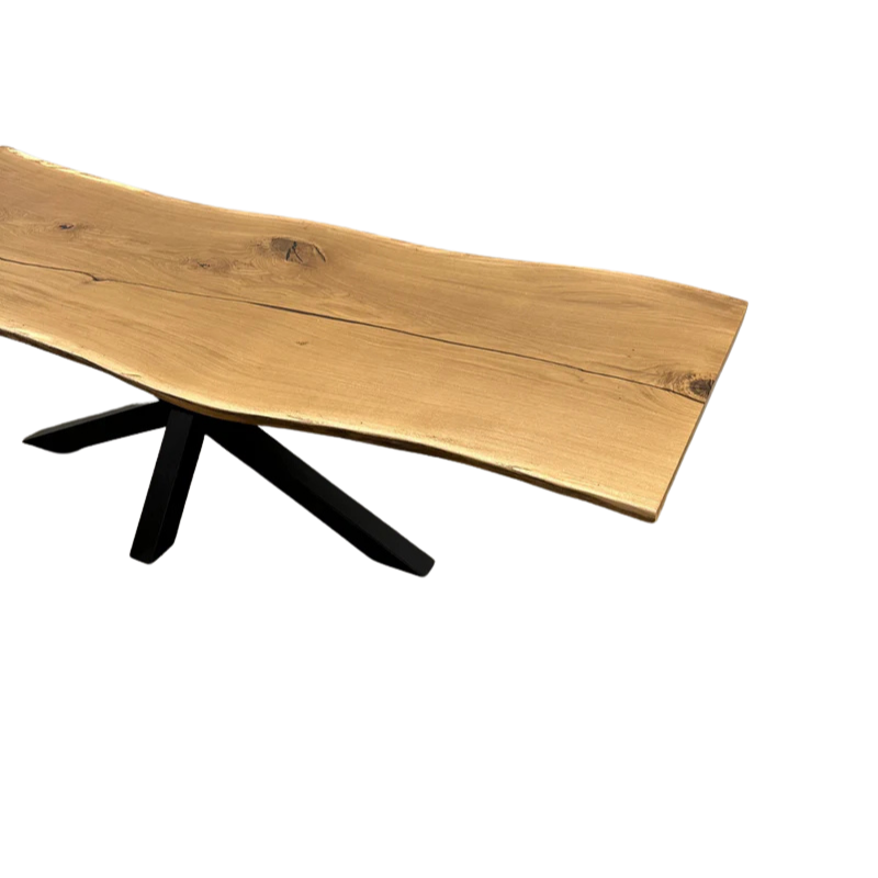 Solid wild Oak - T30 - 263 x 90-93 x 5cm