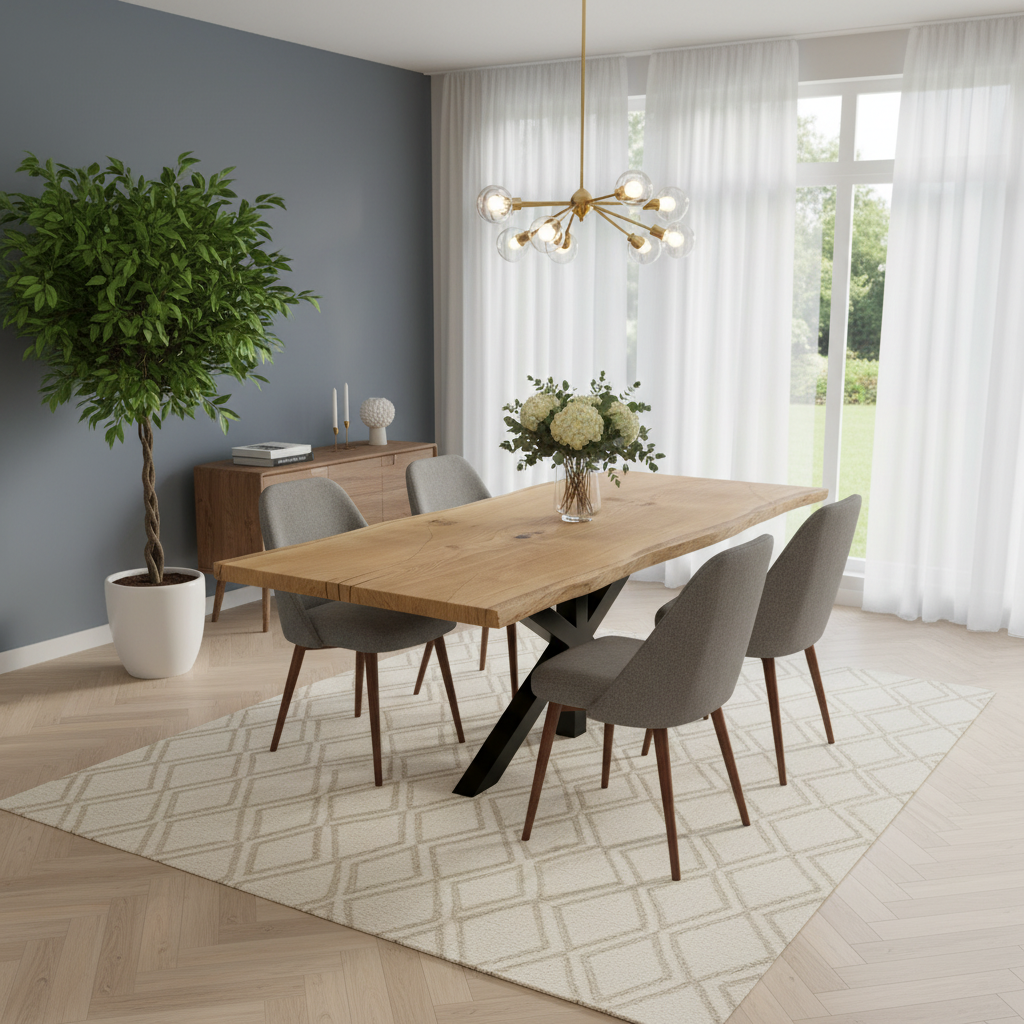 Solid WILD-OAK - T5 - 304 x 83-86 x 6,5cm