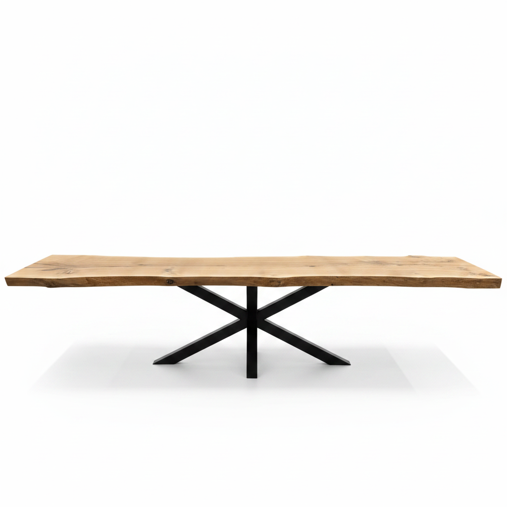 Solid wild Oak - T19 - 341 x 86-98 x 7cm