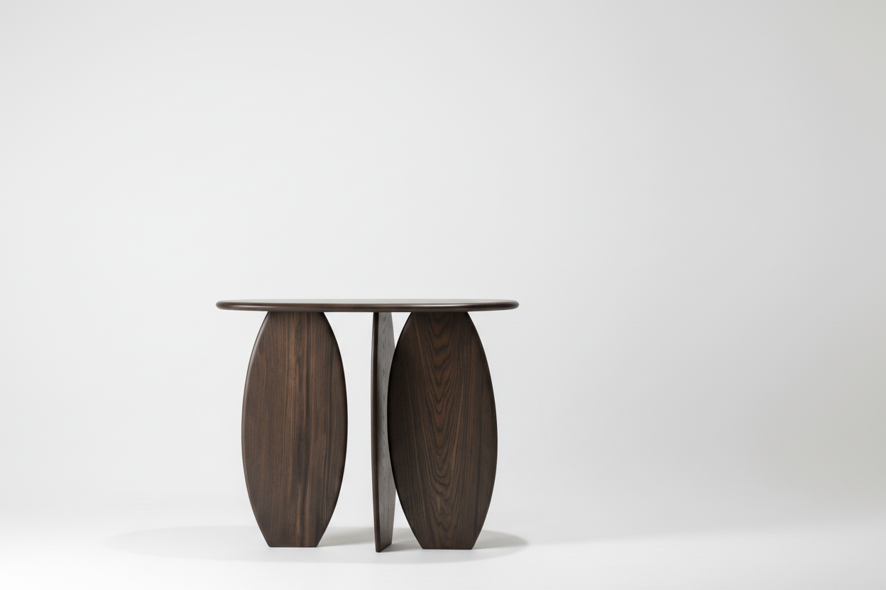 LUNEVA - Wall Lamp - (poplar burl: natural, blue, red, olive, black)